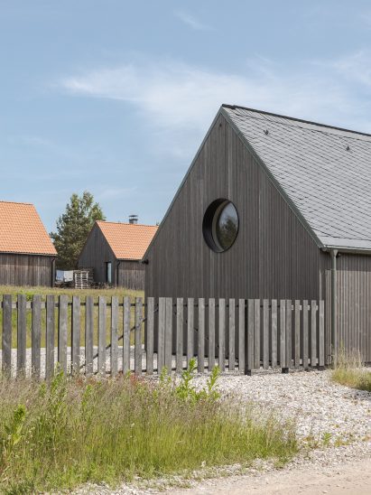 View towards residential annexe by Made