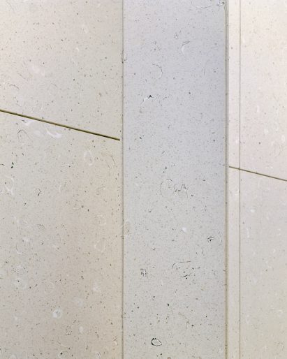 Terrazzo made with oyster shells