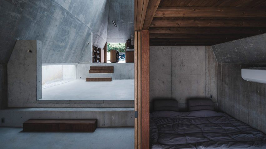 Compact bedroom in Japan