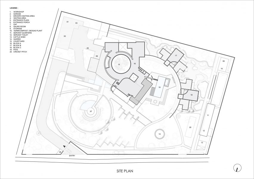 Plan of The Sanctum by Renesa