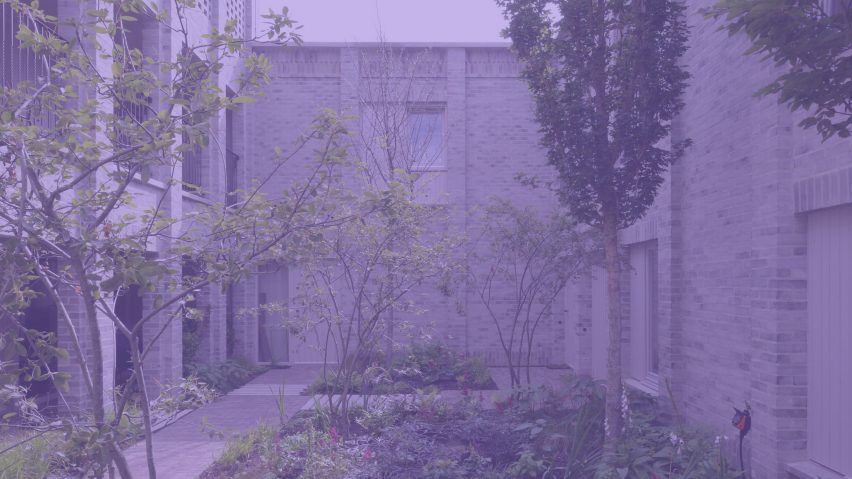 Brick courtyard housing in south London by Sergison Bates