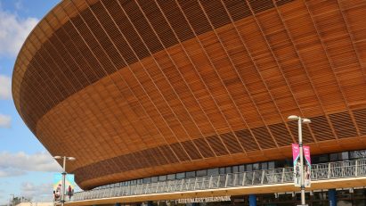 London Olympic velodrome by Hopkins Architects