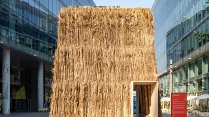 Courtyard pavilion at Dubai Design Week