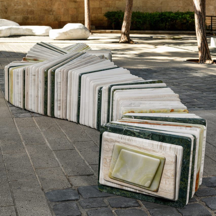 Stone bench