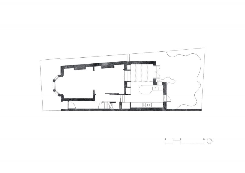 Ground floor plan after renovation