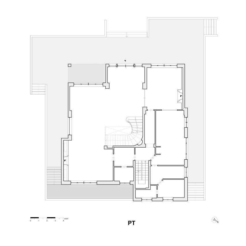 Ground floor plan before renovation