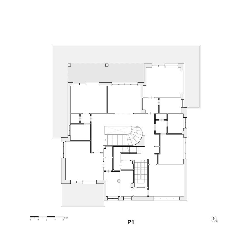 First floor plan before renovation