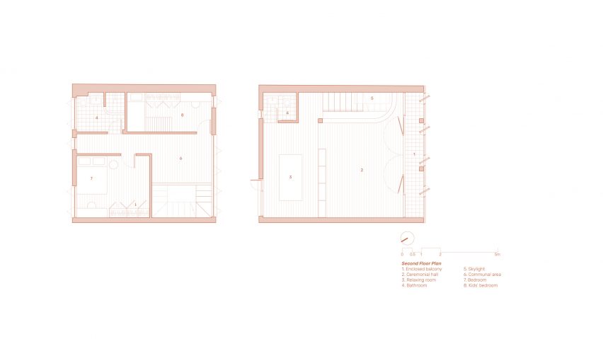 Plan of Terracotta Breath by Live Out Studio