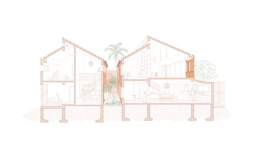 Section of Terracotta Breath by Live Out Studio