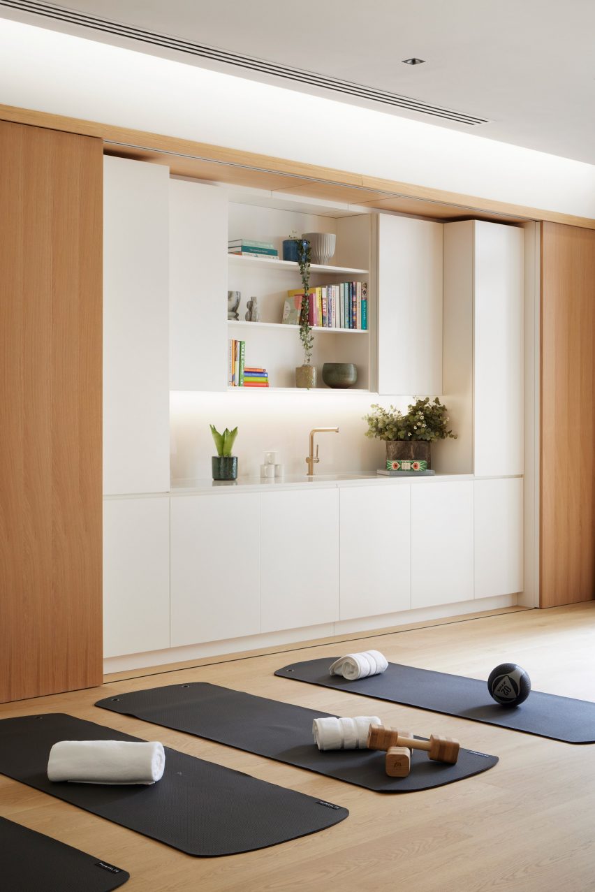 Yoga studio space