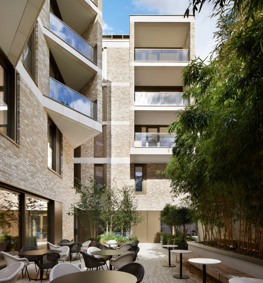 The Oren rear courtyard space