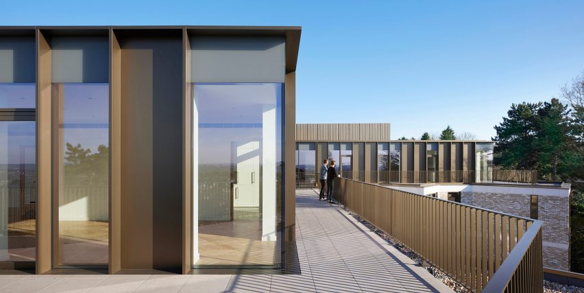 Rooftop wraparound terrace