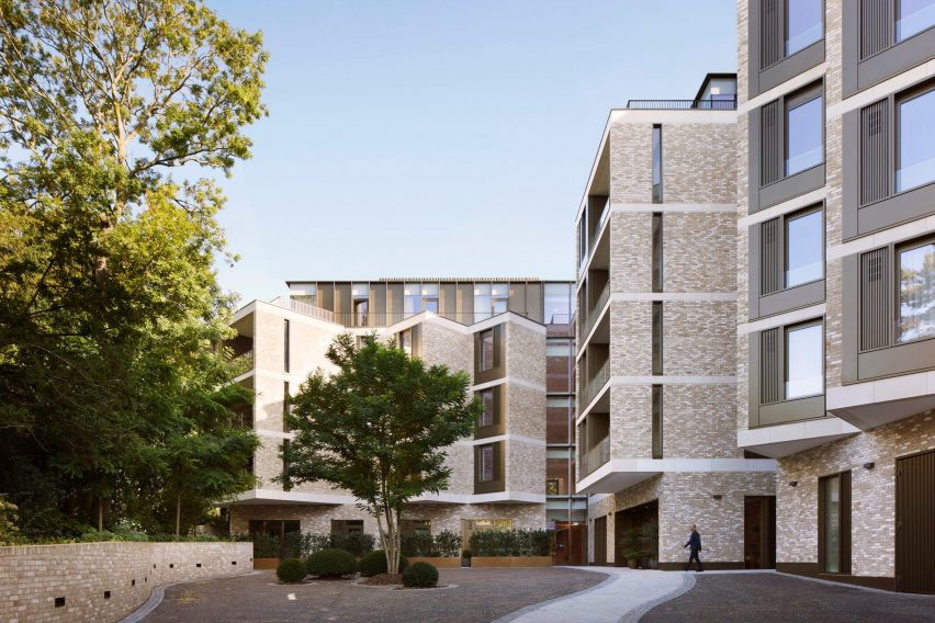 Angular brickwork facades