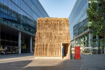 Courtyard pavilion at Dubai Design Week