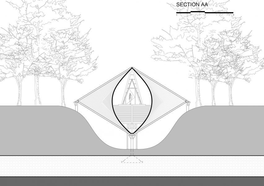 Section of Bridge House by Wallmakers