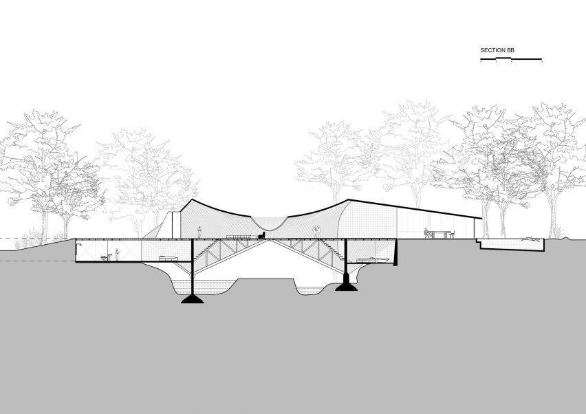 Section of Bridge House by Wallmakers
