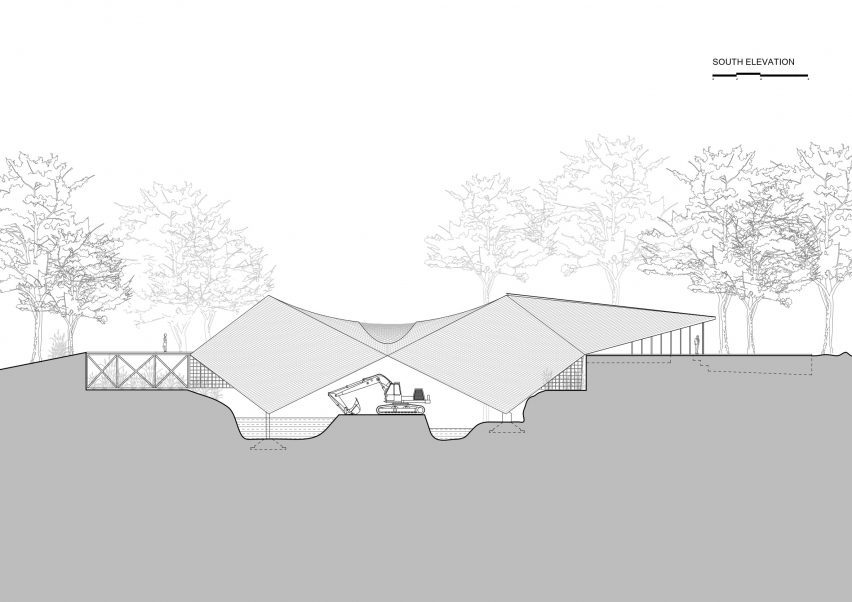 Elevation of Bridge House by Wallmakers
