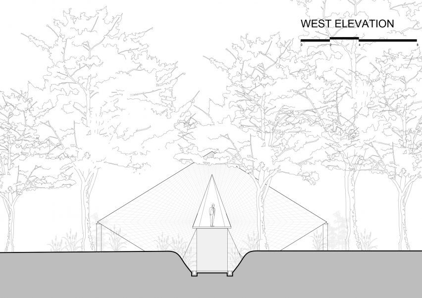 Elevation of Bridge House by Wallmakers