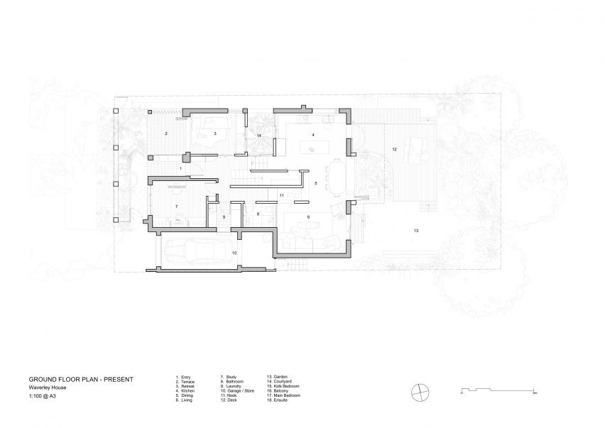 Waverley House ground floor plans