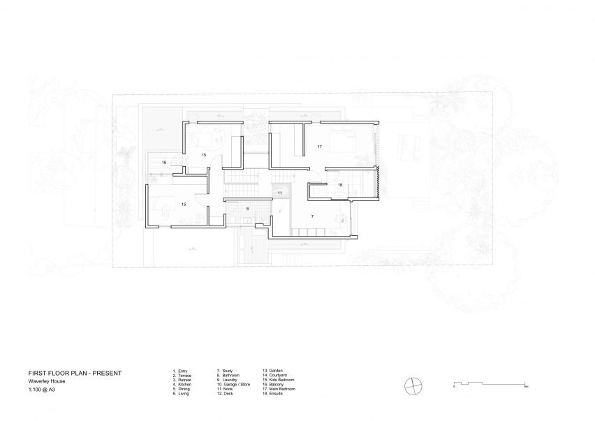 Waverley House first floor plans