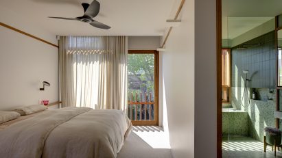 Main bedroom and ensuite Sydney house