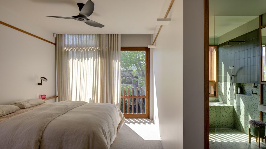 Main bedroom and ensuite Sydney house