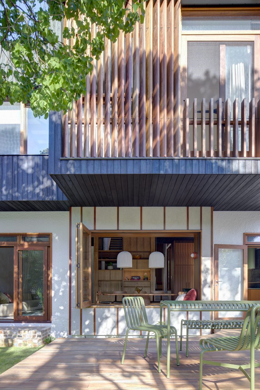 House leading onto garden decking