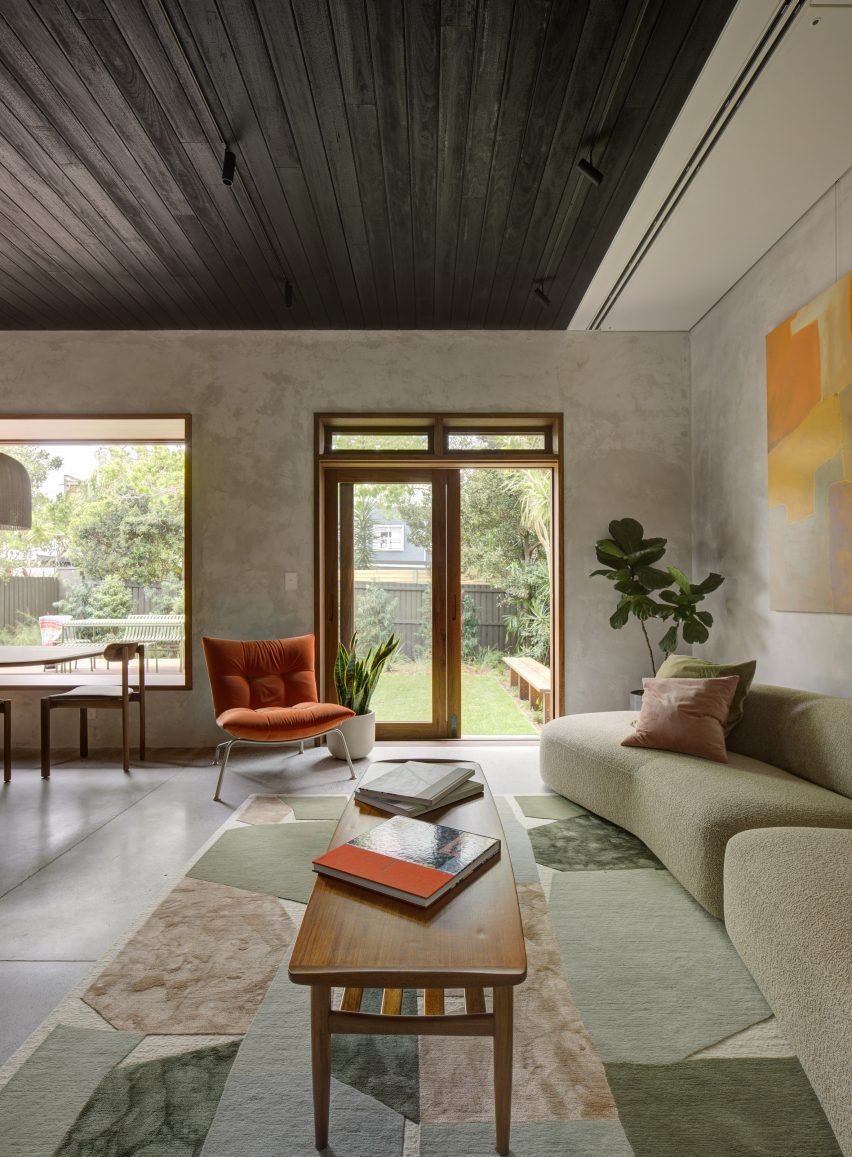 Living room leading onto back garden