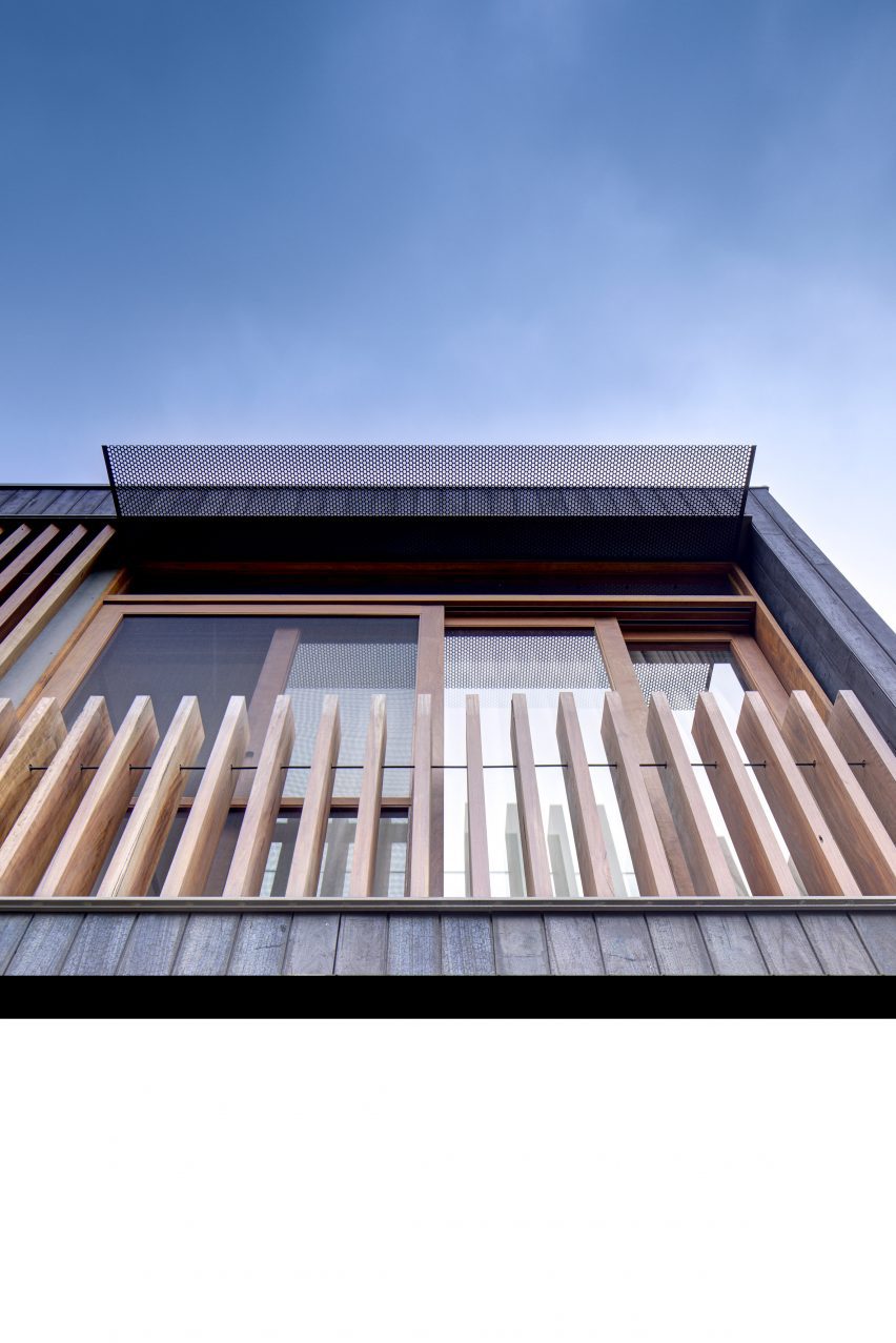 Charred timber and natural wood finish on Sydney home