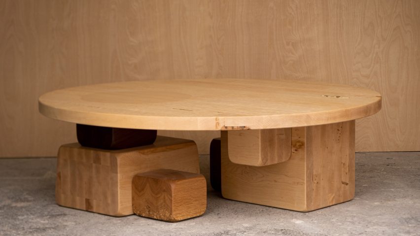Photo of a wooden table