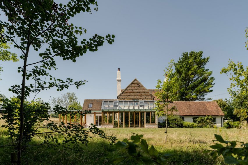 Exterior of country house in Kent