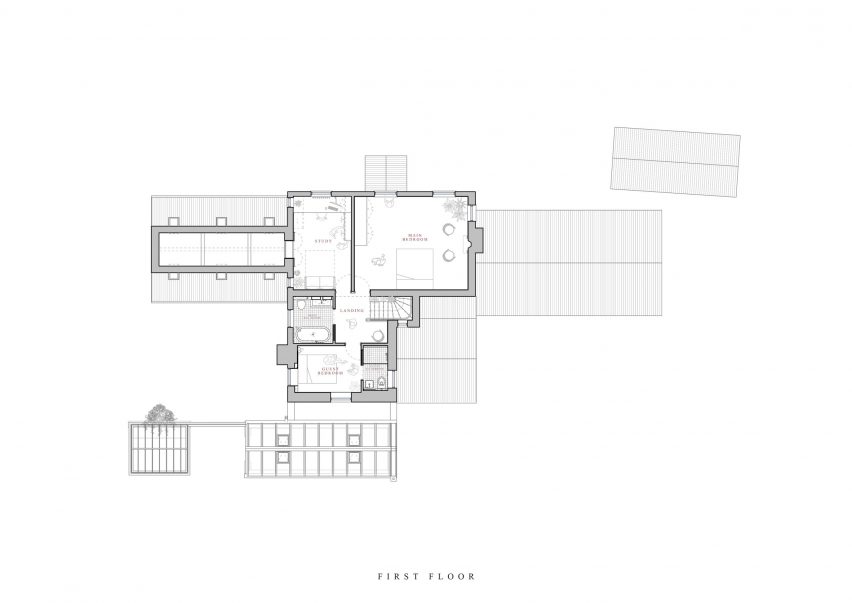 A Place in the Country first floor plans