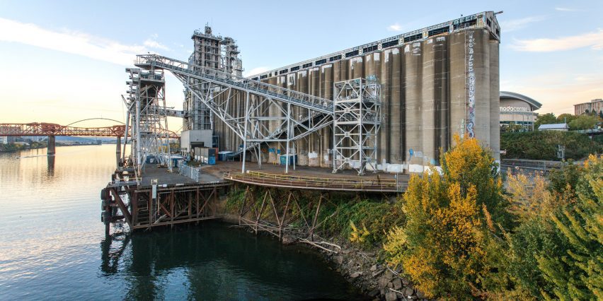 Oregon grain silo present day