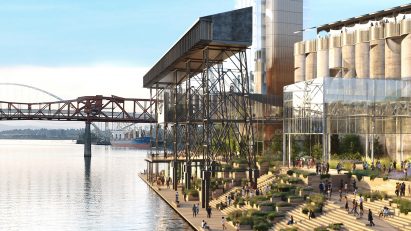 AD WO Oregon grain silo adaptive reuse