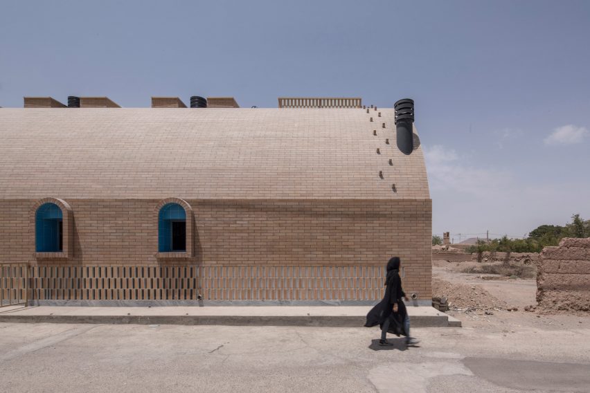 Brick community space in Iran by Song Architects