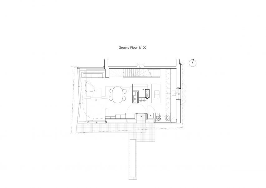 Plan of Brick to Light by Andreas Schüring Architekten