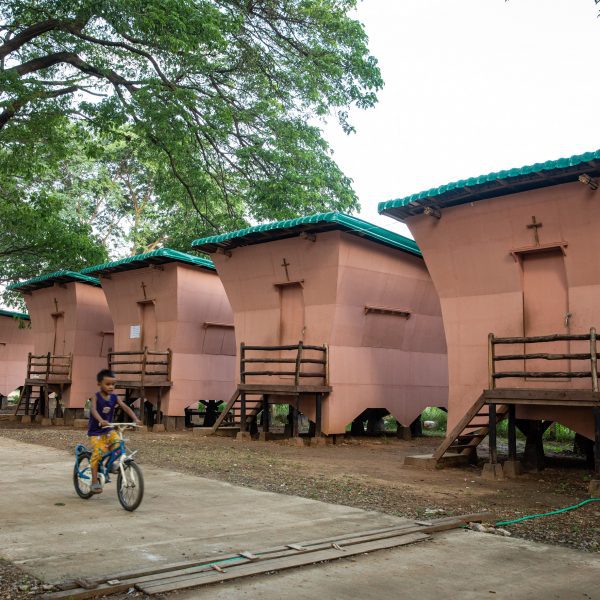 Housing Now Modular Bamboo Housing by Blue Temple and Housing Now