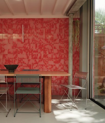 Tiled interior of London home