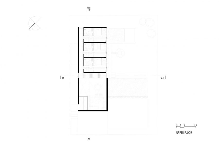 Architectural drawings of Capuchinas House
