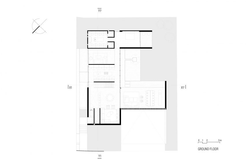 Architectural drawings of Capuchinas House
