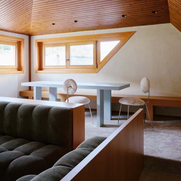 Co.arch Studio apartment renovation in Mario Galvagni's Giomein