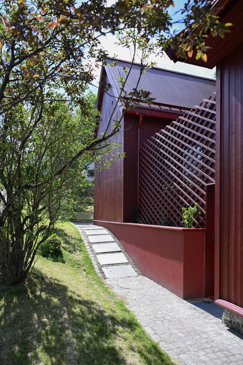 Red house extension Norway