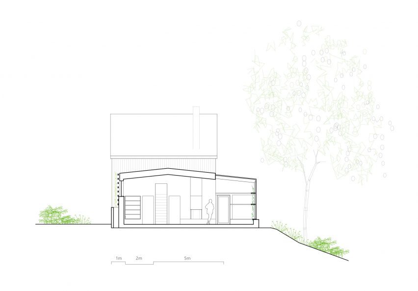 Rever & Drage house extension Norway plans