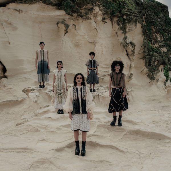 models wearing a fashion collection