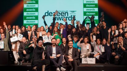 Dezeen Awards 2025 party. Photo is by Dann Emmons