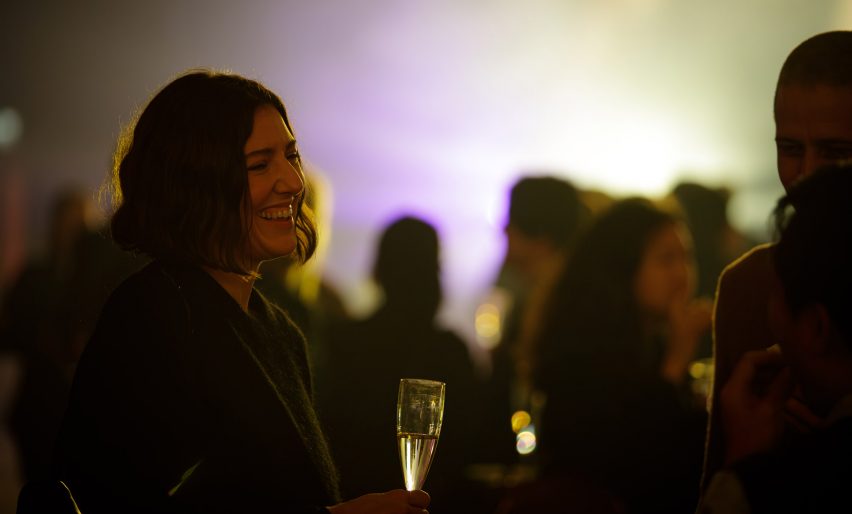 Dezeen Awards 2025 party. Photo is by Dann Emmons