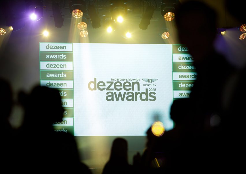 Dezeen Awards 2025 party. Photo is by Dann Emmons