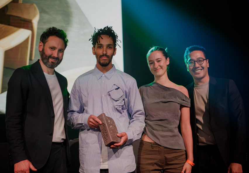 Dezeen Awards 2025 party. Photo is by Dann Emmons