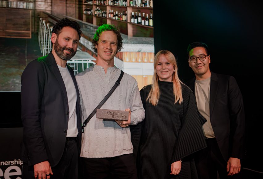 Dezeen Awards 2025 party. Photo is by Dann Emmons