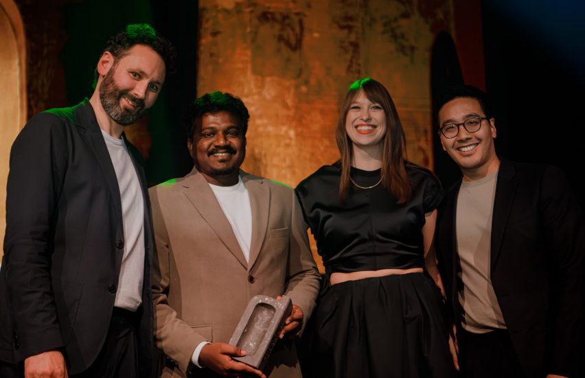Dezeen Awards 2025 party. Photo is by Dann Emmons